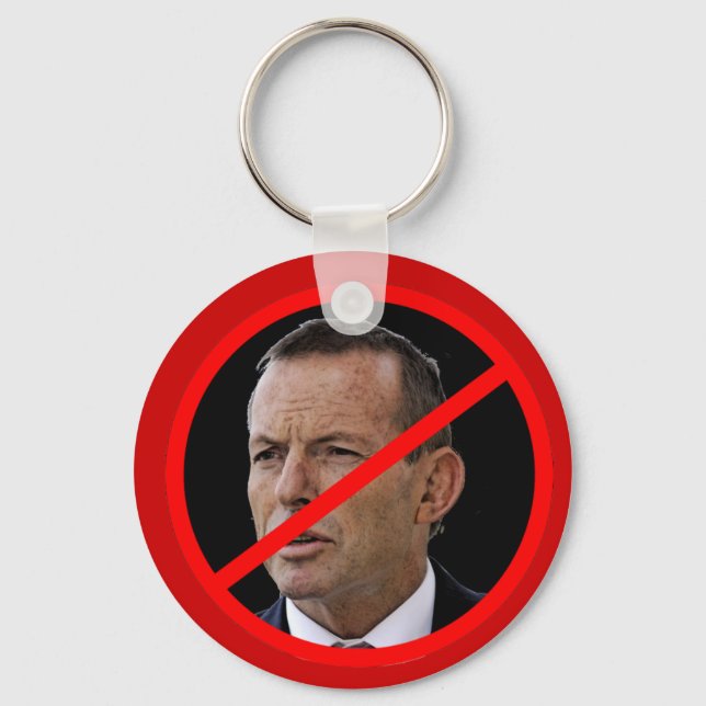 Anti Tony Abbott Nyckelring (Framsida)