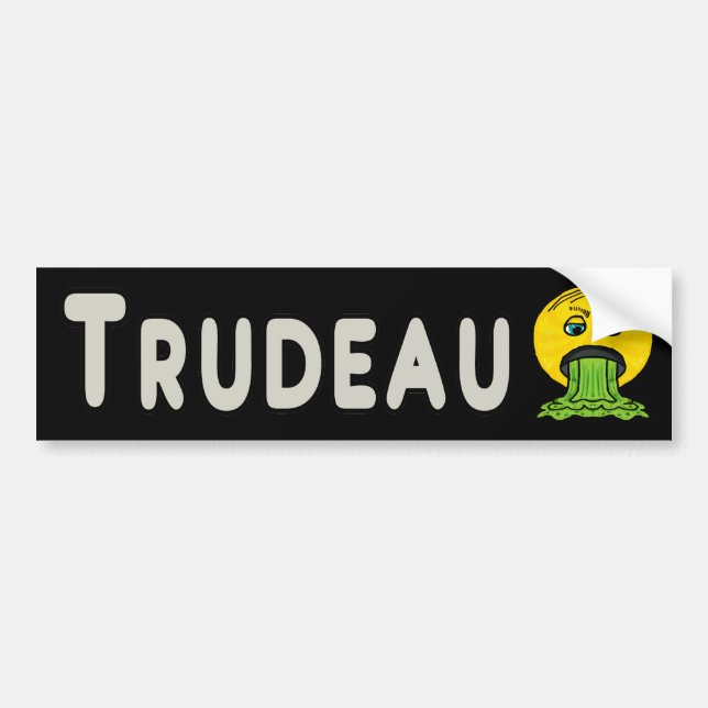Anti Trudeau Bildekal (Framsidan)
