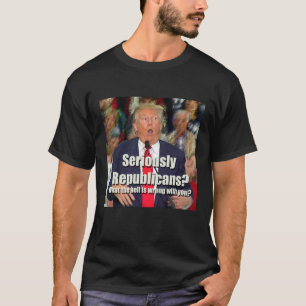Anti-Trumf allvarligt republikanT-tröja T Shirt
