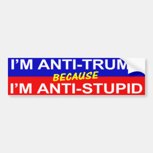 Anti-Trumf bildekal