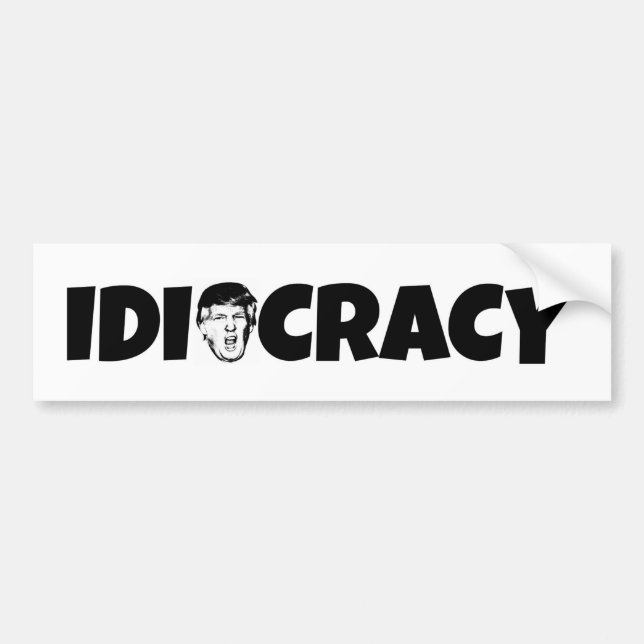 Anti-Trumf bildekal (Framsidan)