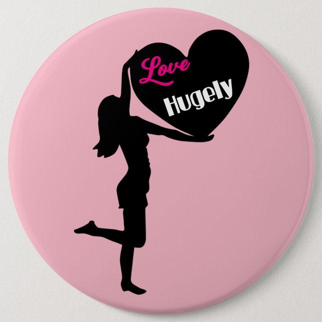 Anti-Trumf för kärlek kvinna rättigheter knäppas Knapp (Framsida)