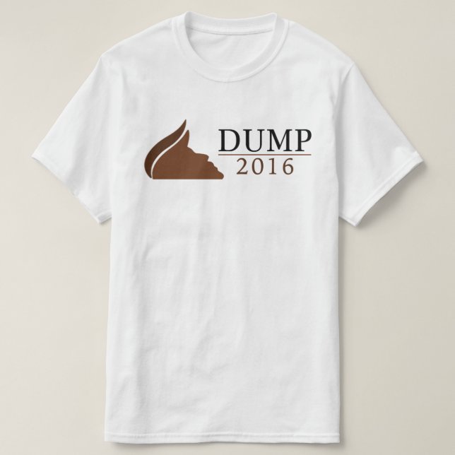 Anti-Trumf för presidentskjorta (dumpa | 2016), Tee (Design framsida)