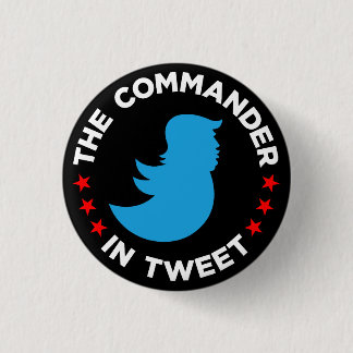 Anti-Trumf knäppas: "KOMMENDÖRKAPTENEN I TWEET ", Knapp