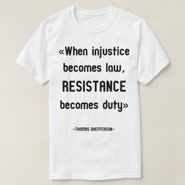 Anti-Trumf motstånd blir arbetsuppgiften Tee (Design framsida)