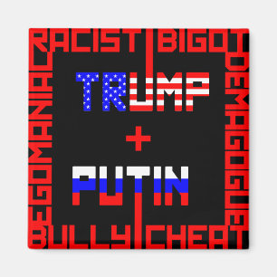 Anti trumf+Putin Magnet