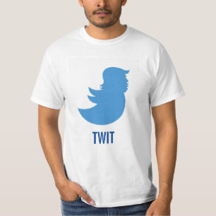 Anti-Trumf T-tröja: Donald Trump "TWIT ", Tröja