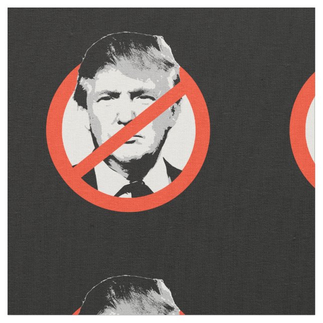 Anti-Trumf Tyg (Närbild)