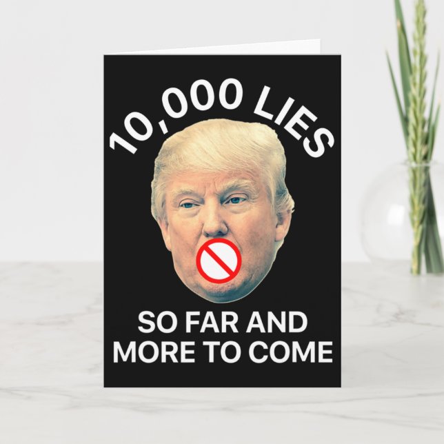 Anti Trump 10  Kort (Framsida)