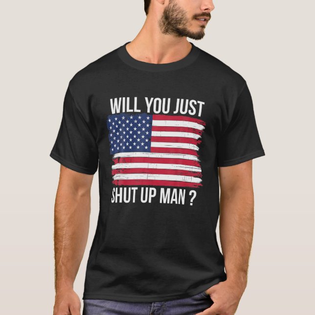 Anti Trump 2020 T Shirt (Framsida)