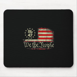 Anti Trump 8647 86 47 USA Flagga Vi Folket Riksrät Musmatta