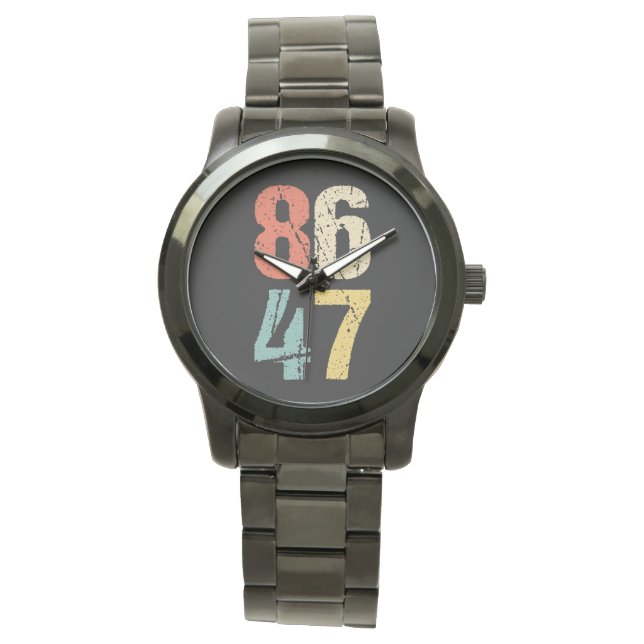 Anti-Trump - 86 47 jag Armbandsur (Framsida)