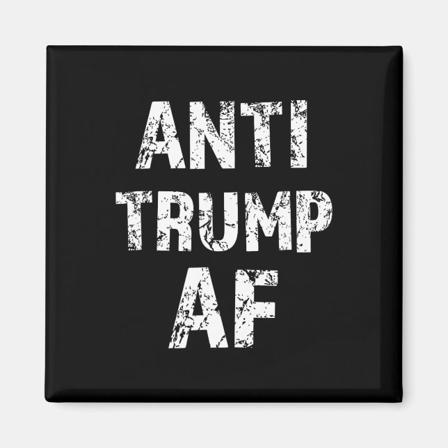 Anti Trump Af Funny Impeach President Magnet (Framsidan)