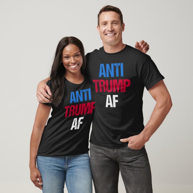 Anti-Trump AF jag T Shirt (Unisex)