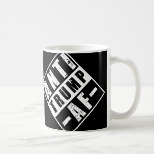 Anti Trump Af Shirt Bold Liberal Politiskt humor P Kaffemugg