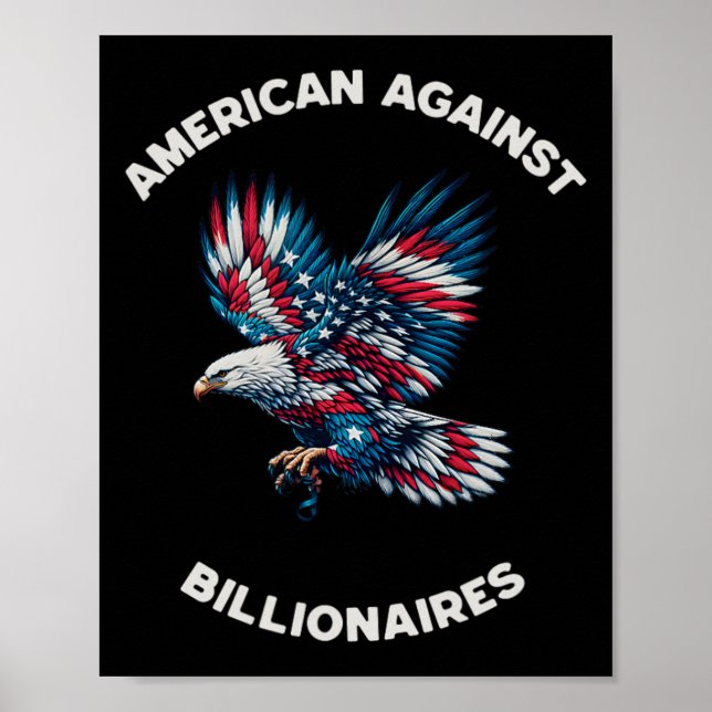 Anti-trump Anti-billionaire American  Poster (Framsidan)