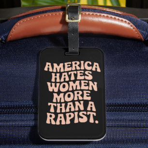 Anti-Trump Anti MAGA Protest Feminist Activist Bagagebricka