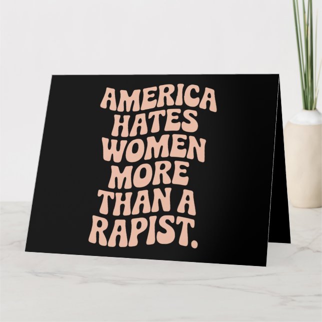 Anti-Trump Anti MAGA Protest Feminist Activist Kort (Framsida)
