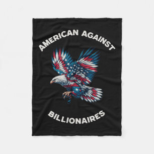 Anti-trump Anti-Millonaire American Fleecefilt