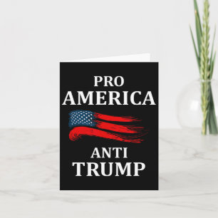 Anti-trump Anti-Trump 2024 American USA flagga Kort