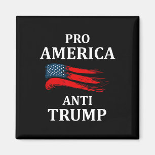 Anti-trump Anti-Trump 2024 American USA flagga Magnet