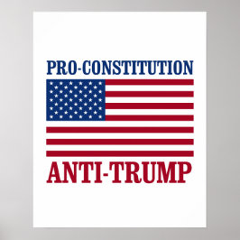 Anti-Trump-antikonstitution - antitrump - Poster