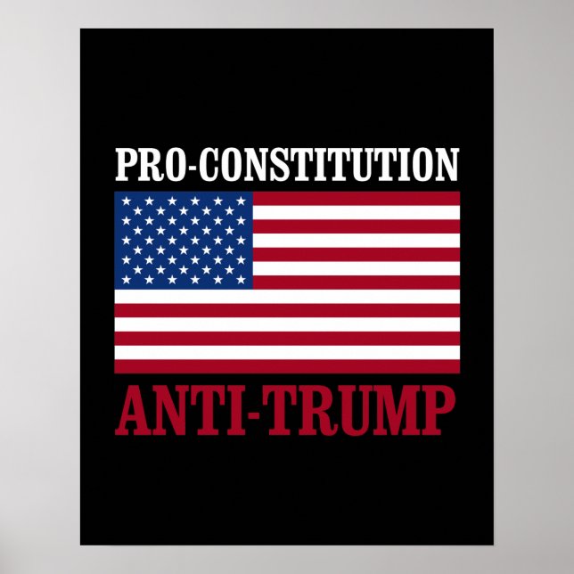 Anti-Trump-antikonstitution - antitrumpump — Poster (Framsidan)