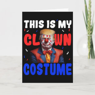 Anti Trump clown kostym rolig Halloween president Kort