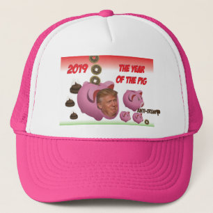 Anti Trump, - gris-2019, Trucker Keps