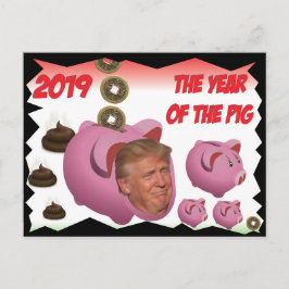 Anti Trump, - gris-2019, Vykort