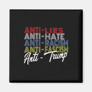 Anti Trump Hate Ligger och fascism Resistent Vote Magnet