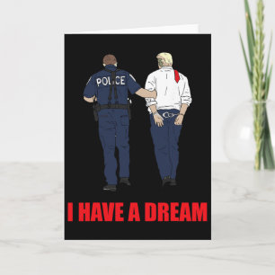 Anti Trump I Have A Dream Polisen arresterar Trump Kort