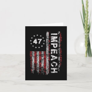 Anti Trump Impeach 47 Trump 47:e presidenten USA:s Kort