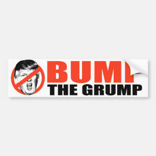 ANTI-TRUMP - Knuffa till grumpen - Bildekal