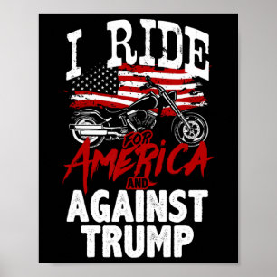 Anti Trump MC-körkort Pro Demokrati Motstå Trump Poster