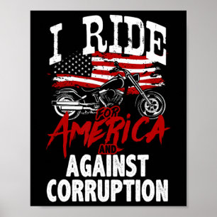 Anti Trump MC-motstånd mot korruption protest Poster