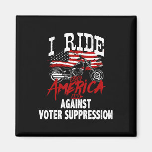 Anti Trump MC-motstånd mot röstsuppression Magnet