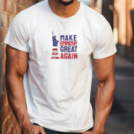 Anti-Trump merch-protest flagga blue T-Shirt