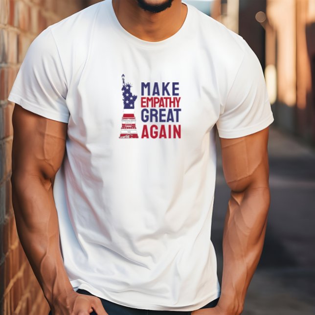 Anti-Trump merch-protest flagga blue T-Shirt (Skapare uppladdad)