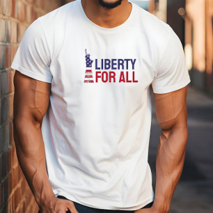 Anti-Trump merch-protest flagga blue T-Shirt