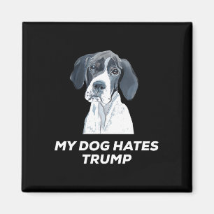 Anti Trump Min Hund Hatar Trump Tröja Magnet