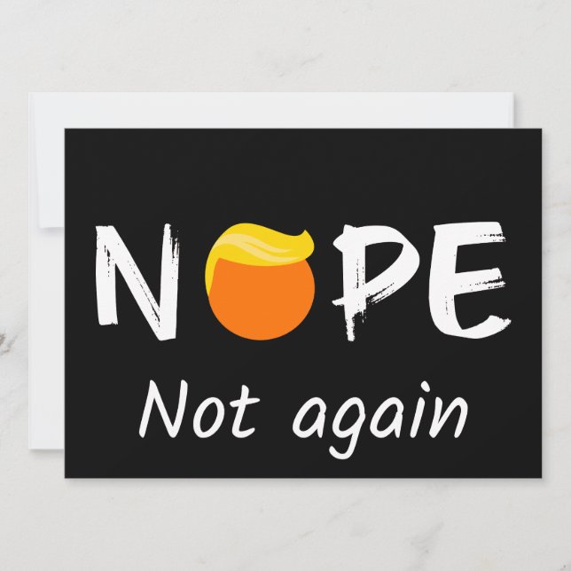 Anti-Trump - Nej, inte igen Halloween Edition I (Framsida)