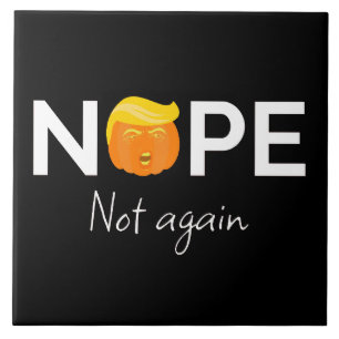 Anti-Trump - Nej, inte igen Halloween Edition I Kakelplatta