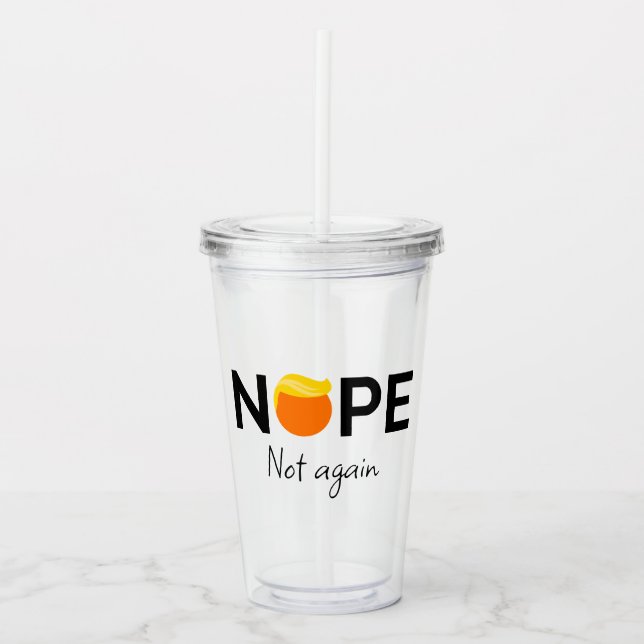 Anti-Trump - Nej, inte igen I Take Away Mugg (Framsida)