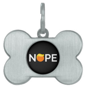 Anti-Trump - Nope Edition ID-bricka Husdjur