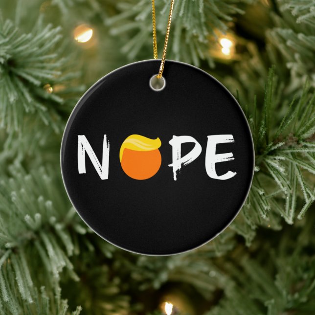 Anti-Trump - Nope Edition II Julgransprydnad Keramik (Träd)