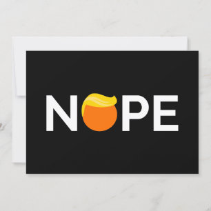 Anti-Trump - Nope Edition Inbjudningar