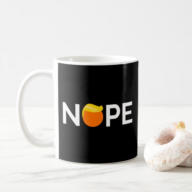 Anti-Trump - Nope Edition Kaffemugg (Med munk)