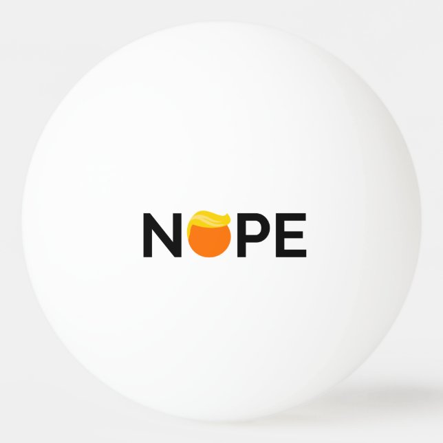 Anti-Trump - Nope Edition Pingisboll (Framsidan)