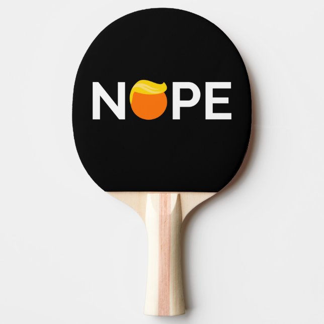 Anti-Trump - Nope Edition Pingisracket (Framsidan)
